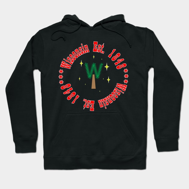 Wisconsin Lover Hoodie by Indimoz